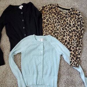 Girl's size 6/6X cardigan lot